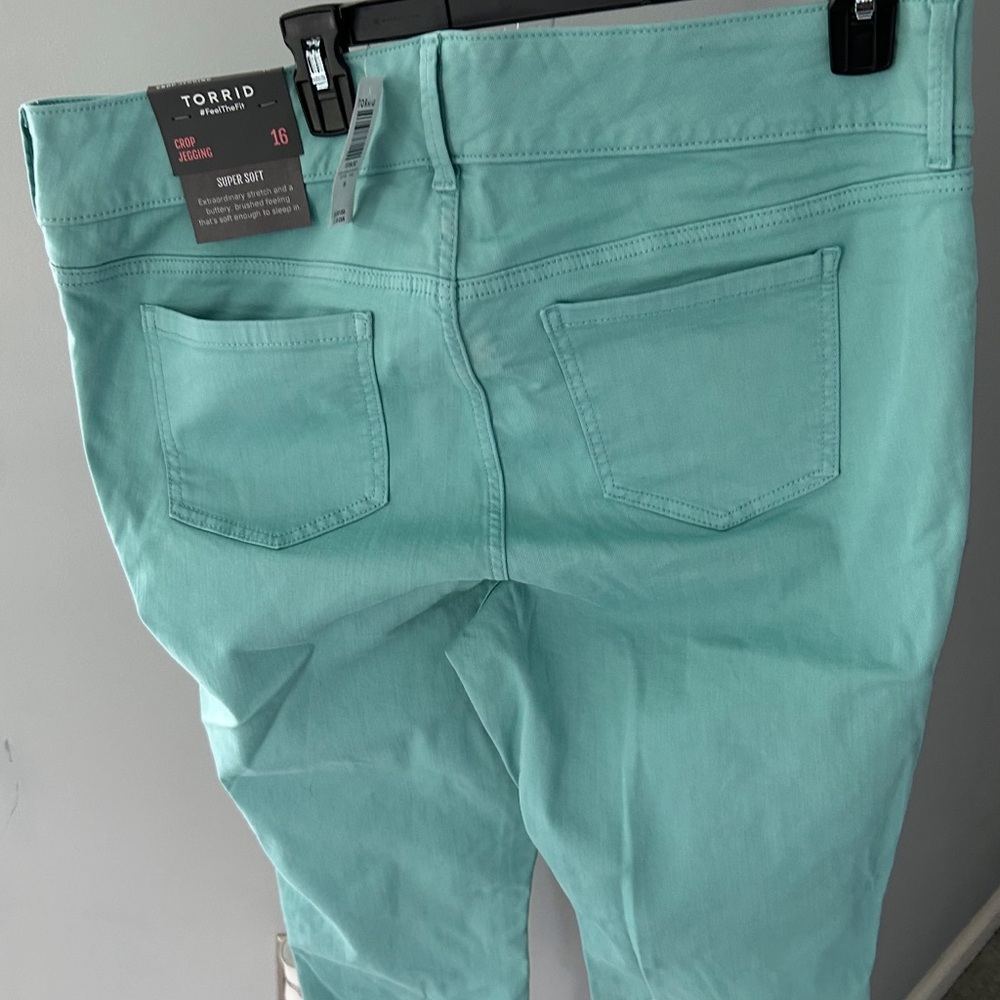 Torrid Mint Green Capris